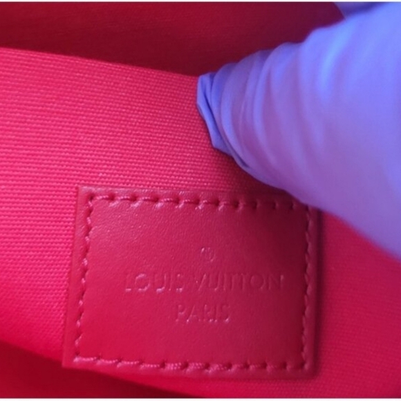 Louis Vuitton Red Felicie Pochette Bag - Picture 11 of 15